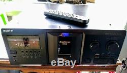 TESTED Sony CDP-CX355 MEGA Storage 300 Disc CD Player CD Changer With Remote