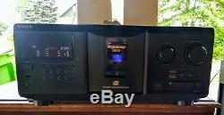 TESTED Sony CDP-CX355 MEGA Storage 300 Disc CD Player CD Changer With Remote