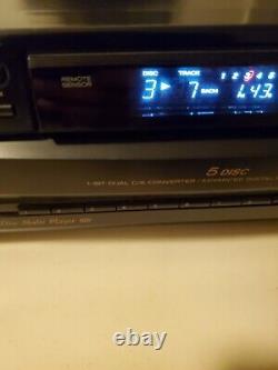 Teac PD-D2500 Compact 5 Disc Changer CD Compact Disc Player No Remote
