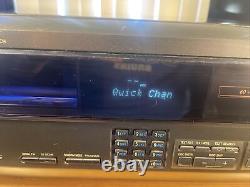 Technics SL-MC4 CD Changer 60 Compact Disc Player No Remote Tested Works
