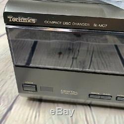 Technics SL-MC7 CD Player 110 Mega Compact Disc Changer Remote and Box Working