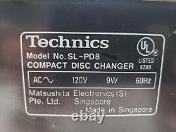 Technics SL-PD8 Vintage CD Carousel Disc Changer CD Player 5293