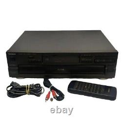 Technics SL-PD827 5-Disc Changer CD Player With Remote Works Black