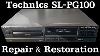 Technics Sl Pg100 1991 CD Player Not Reading Discs Repair And Restoration