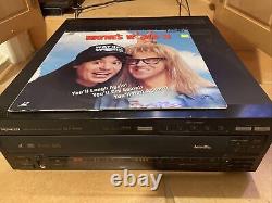 Tested Pioneer CLD-M90 Multi-Play Laser Disc 5-Disc CD Changer CD/CDV/LD Player