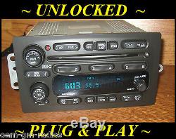 Unlocked 2002-03 CHEVY Trailblazer GMC Envoy BOSE 6 Disc CD Changer Radio Player