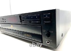 VINTAGE SONY CDP-C515 5 Disc CD Player/Changer withNEW Remote & Cables TESTED