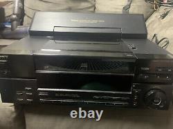 VINTAGE SONY CDP-CX151 CD Changer 100 Disc CD Player Works No Remote
