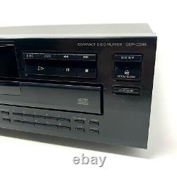 VINTAGE Sony CDP-C245 5 Disc Changer Carousel CD Player with Cables TESTED EUC