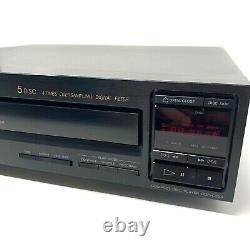 VINTAGE Sony CDP-C305 5-Disc Compact Disc CD Player/Changer TESTED & CLEAN EUC