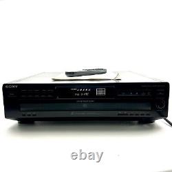 VTG Sony 5 Disc CD Changer CDP-CE315 Compact Disc Player Ex-Change System Remote