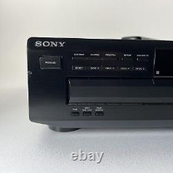 VTG Sony 5 Disc CD Changer CDP-CE315 Compact Disc Player Ex-Change System Remote