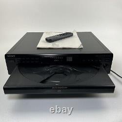 VTG Sony 5 Disc CD Changer CDP-CE315 Compact Disc Player Ex-Change System Remote