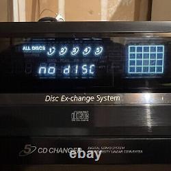 VTG Sony 5 Disc CD Changer CDP-CE315 Compact Disc Player Ex-Change System Remote