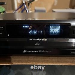 VTG Sony 5 Disc CD Changer CDP-CE315 Compact Disc Player Ex-Change System Remote