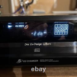 VTG Sony 5 Disc CD Changer CDP-CE315 Compact Disc Player Ex-Change System Remote