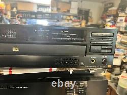 Vgt Sony CDP-C601ES 5 Disc CD Carousel Changer Player With Remote, Cables, Works