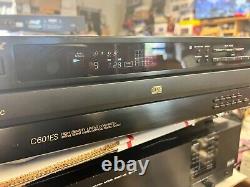 Vgt Sony CDP-C601ES 5 Disc CD Carousel Changer Player With Remote, Cables, Works