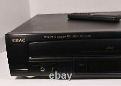 Vintage 1995 Teac PD-D2200 5 Disc CD Changer Player With Remote Tested Works EUC