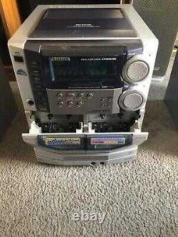 Vintage Aiwa NHMA86 3 Disc Changer Am/Fm Radio Cassette Player Karaoke HiFi