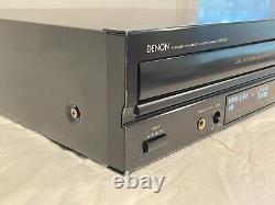 Vintage Denon DCM-520 hi-fi rotating 5 disc carousel CD changer and player