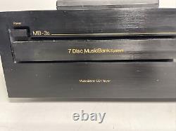 Vintage Nakamichi MB-3s 7-Disc Music Bank System CD Player Works Great Withremote