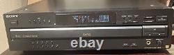 Vintage SONY CDP-CA7ES 5 Disc CD Player Changer withRemote Works Great high end