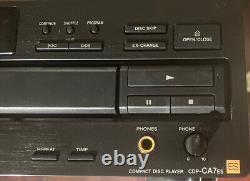 Vintage SONY CDP-CA7ES 5 Disc CD Player Changer withRemote Works Great high end