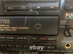 Vintage Sony C77ES 5 Disc Audio File Quality Changer