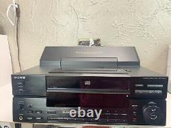 Vintage Sony CDP-CX100 Disc CD Player Changer No Remote