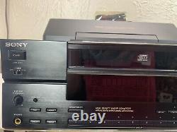 Vintage Sony CDP-CX100 Disc CD Player Changer No Remote
