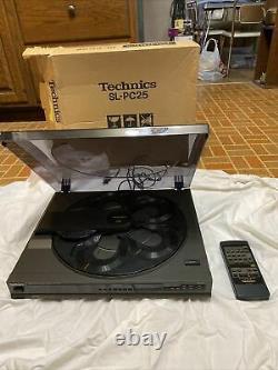 Vintage Technics SL-PC25 5 Disc Stereo CD Player/carousel Changer With Remote