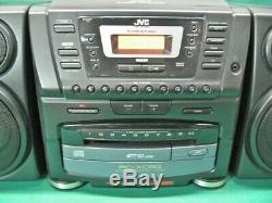 Vtg. Massive JVC PC-XC60 Stereo Boombox 10 Disc CD Changer & Cassette Player