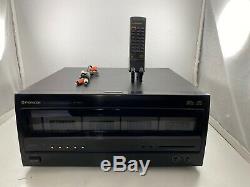 Vtg Pioneer PD F904 100 CD Disc Player File Type Changer CDFile w Remote Tested
