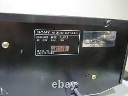 Workiing Sony CDP-CE335 5 Disc CD Player Changer with Digital Output No Rmt