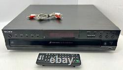 Working Sony CDP-CE500 CD 5 Disc Changer Player Optical Out withRemote Ships FAST