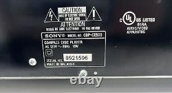 Working Sony CDP-CE500 CD 5 Disc Changer Player Optical Out withRemote Ships FAST