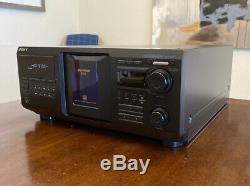 Working Sony CDP-CX455 Mega Storage 400-Disc CD Changer Carousel Player Jukebox