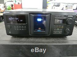 Working Sony Cdp-cx400 400 Disc CD Player Changer With Fresh Belts Installed