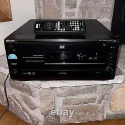 Working Sony DVP-CX850D Disc Explorer 200 DVD/CD/SACD Changer Player + Remote