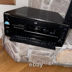 Working Sony DVP-CX850D Disc Explorer 200 DVD/CD/SACD Changer Player + Remote