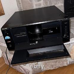 Working Sony DVP-CX850D Disc Explorer 200 DVD/CD/SACD Changer Player + Remote