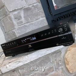 Working Sony SCD-CE595 Super Audio 5-Disc Changer + Remote 5.1 Channel CD Player