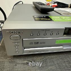 Wow Sony DVP-NC665P 5 Disc DVD CD Player Changer Tested With Remote CD-R/RW Tested