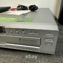 Wow Sony DVP-NC665P 5 Disc DVD CD Player Changer Tested With Remote CD-R/RW Tested