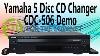 Yamaha 5 Disc Carousel CD Changer With Optical Output CDC 506 Product Demo