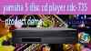 Yamaha 5 Disc Natural Sound Compact Disc Player Carousel CD Changer CDC 735 Playxchange Product Demo