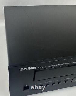 Yamaha CD-C600 5-Disc CD Changer with MP3 and WMA Playback Black Scratch U1