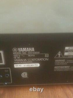 Yamaha CD-C600 CD Player 5 Disc Changer NO REMOTE Great condition tested READ