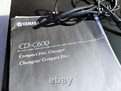 Yamaha CD C600 CD Player 5 Disc Changer with Remote Control Instructions in Box